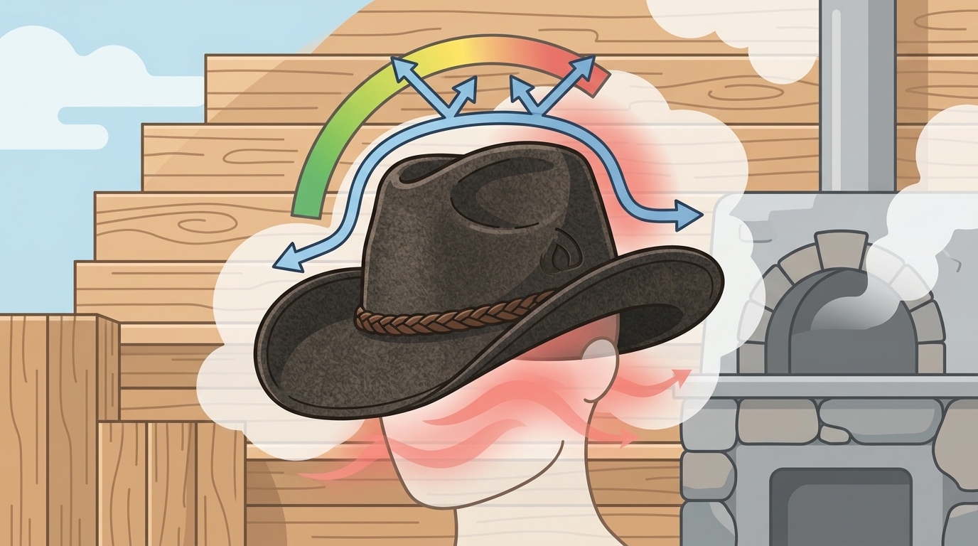 All Day Sauna Co. Wool Cowboy Hat Retailers and Features