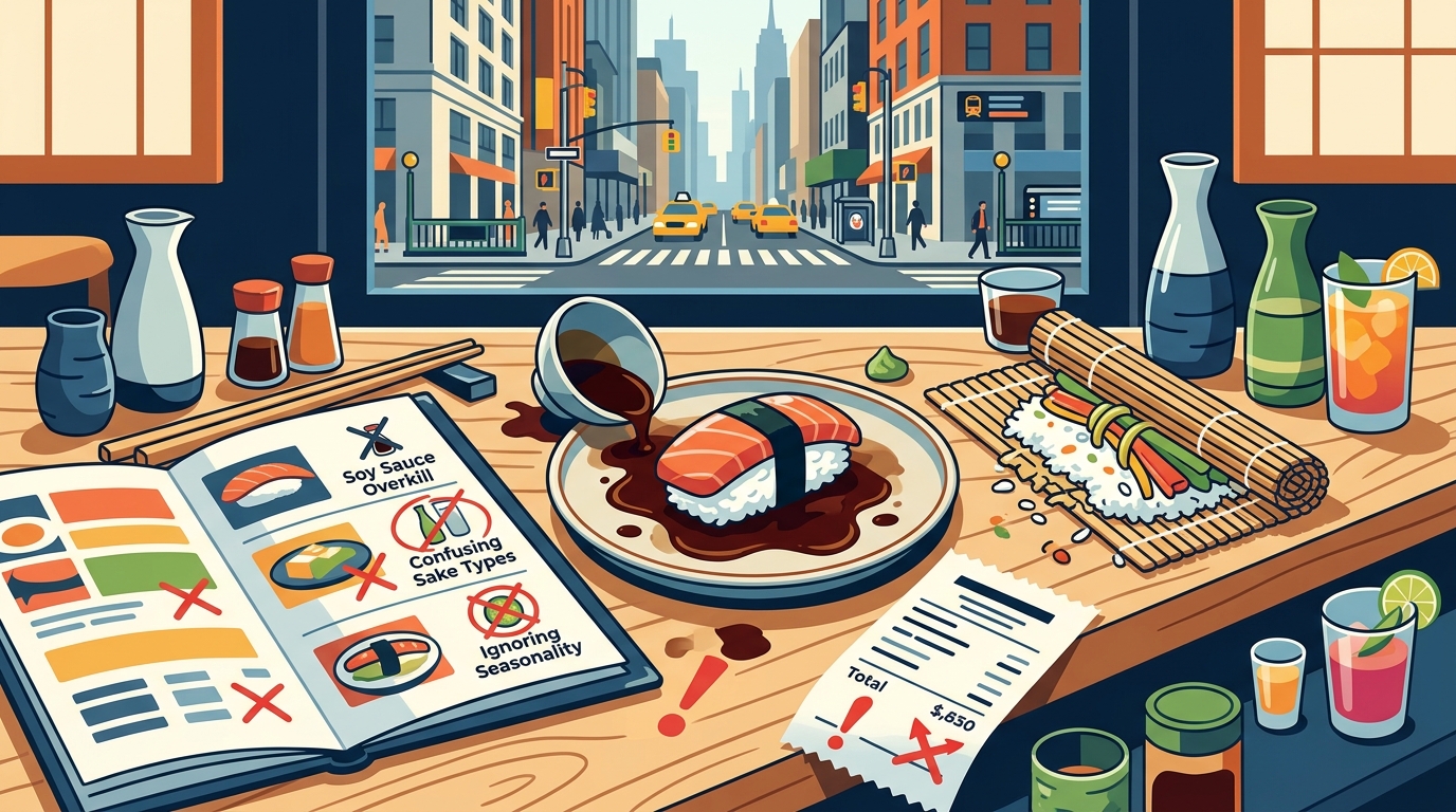 Common Mistakes When Ordering Sushi and Drinks at Herald Square