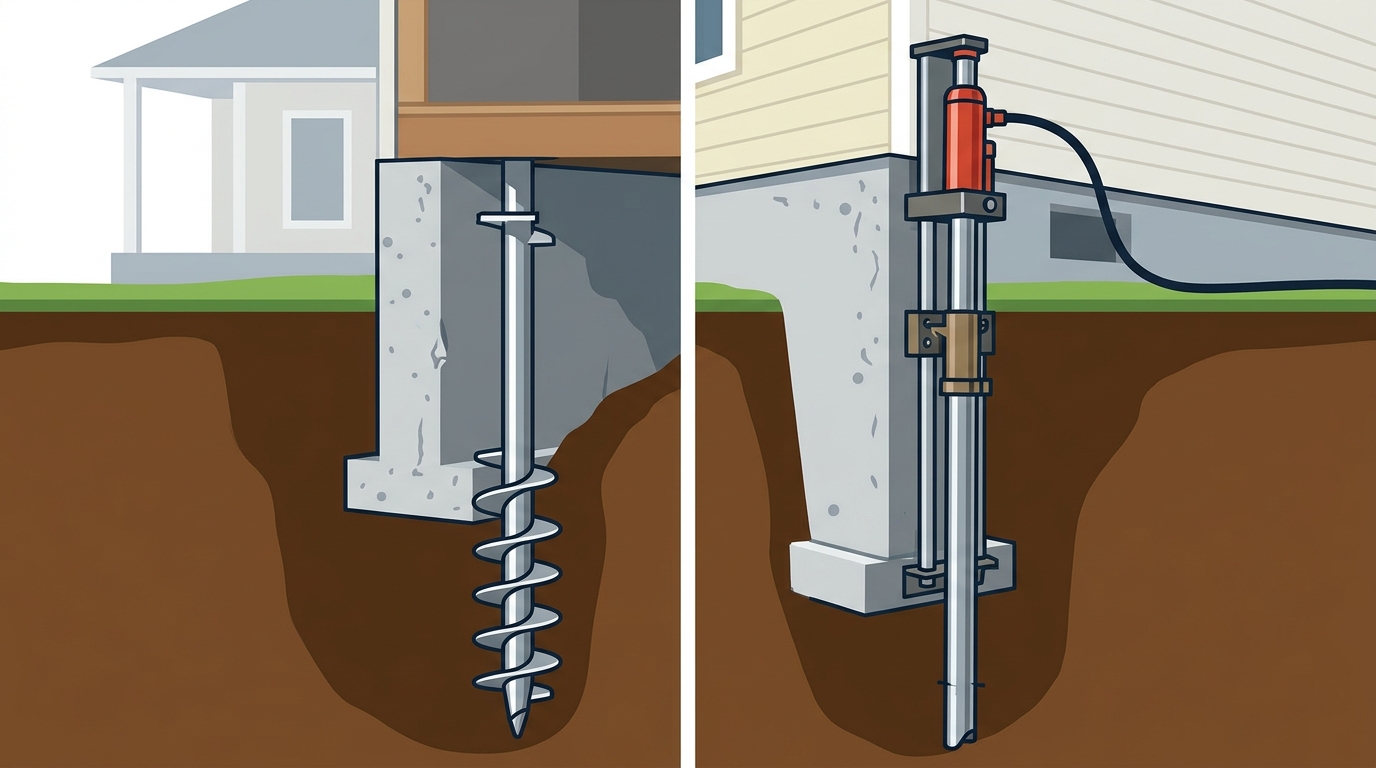 Helical Piles vs Push Piers: Common Installation Mistakes