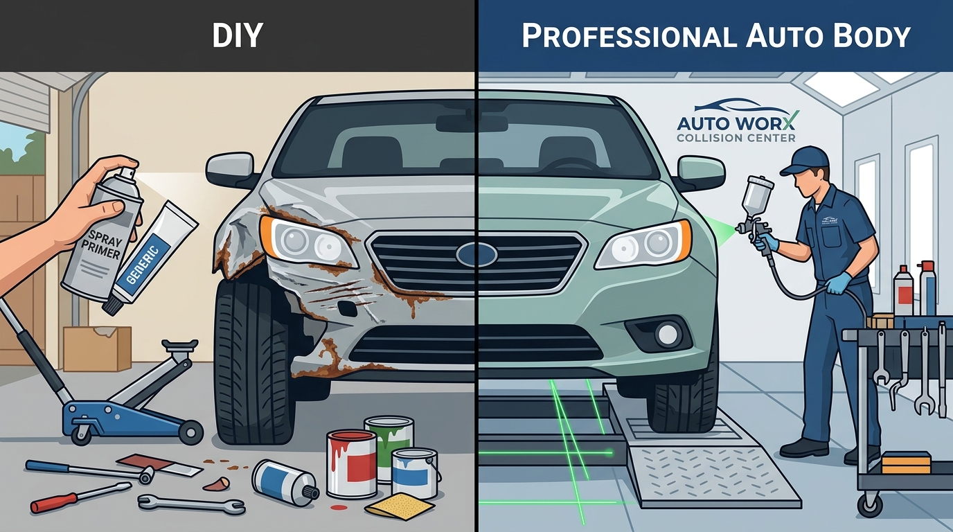 Comparing Collision Repair Options: DIY vs. Professional Auto