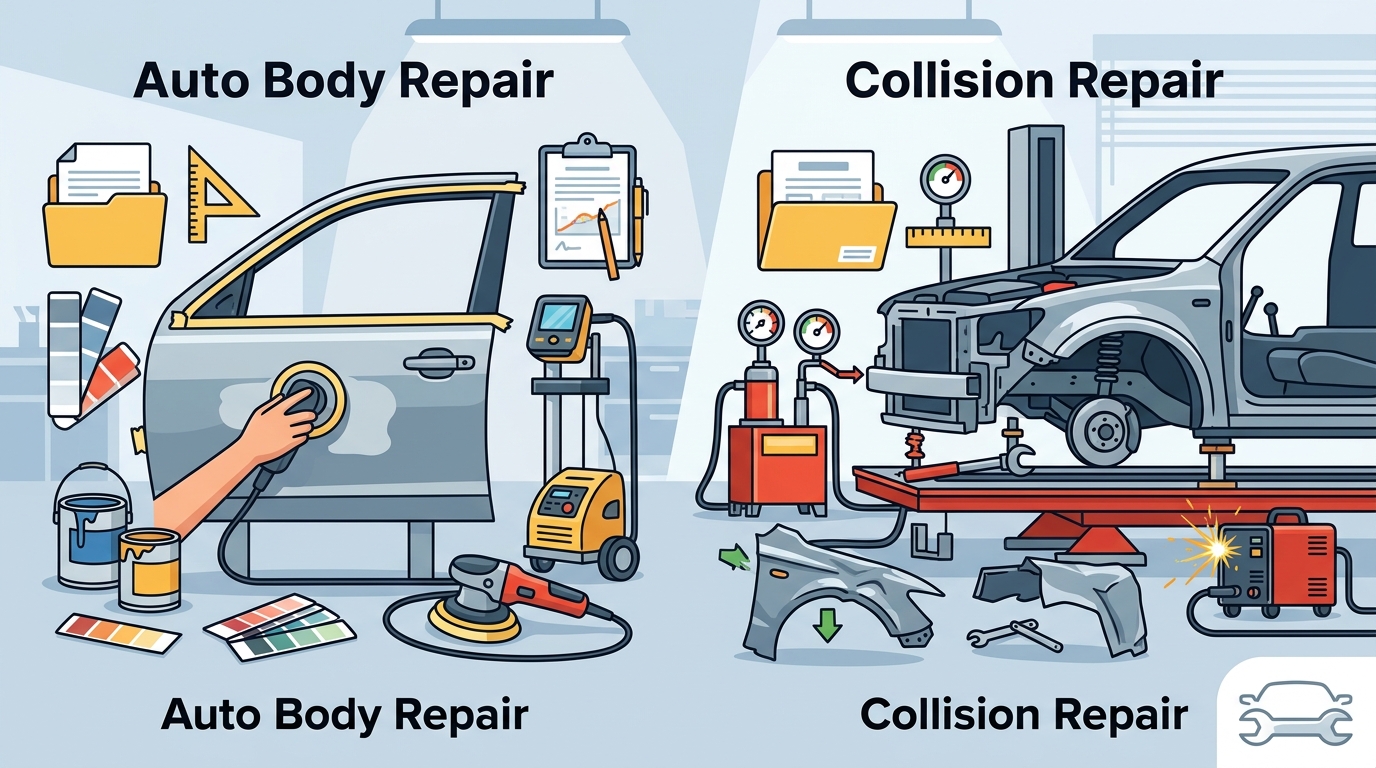 Auto Body Repair vs. Collision Repair: Which Service Do You Need