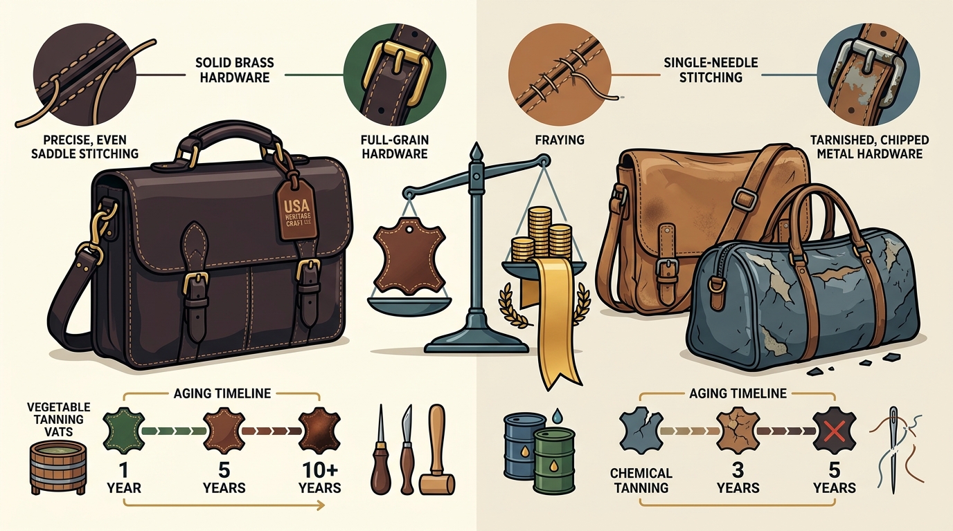 Leather Bag Styles Compared: Quality, Craftsmanship & Value