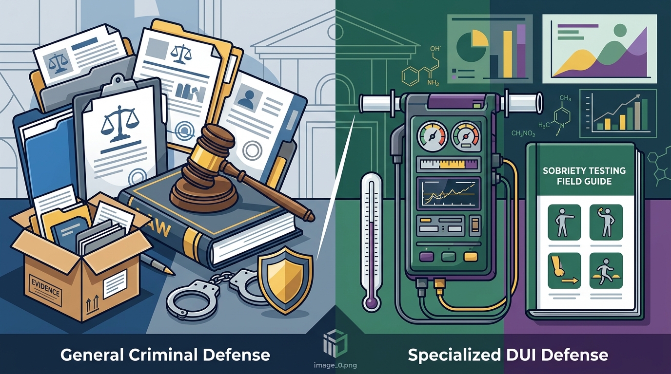Criminal Defense vs. DUI Defense: Choosing the Right Legal Path