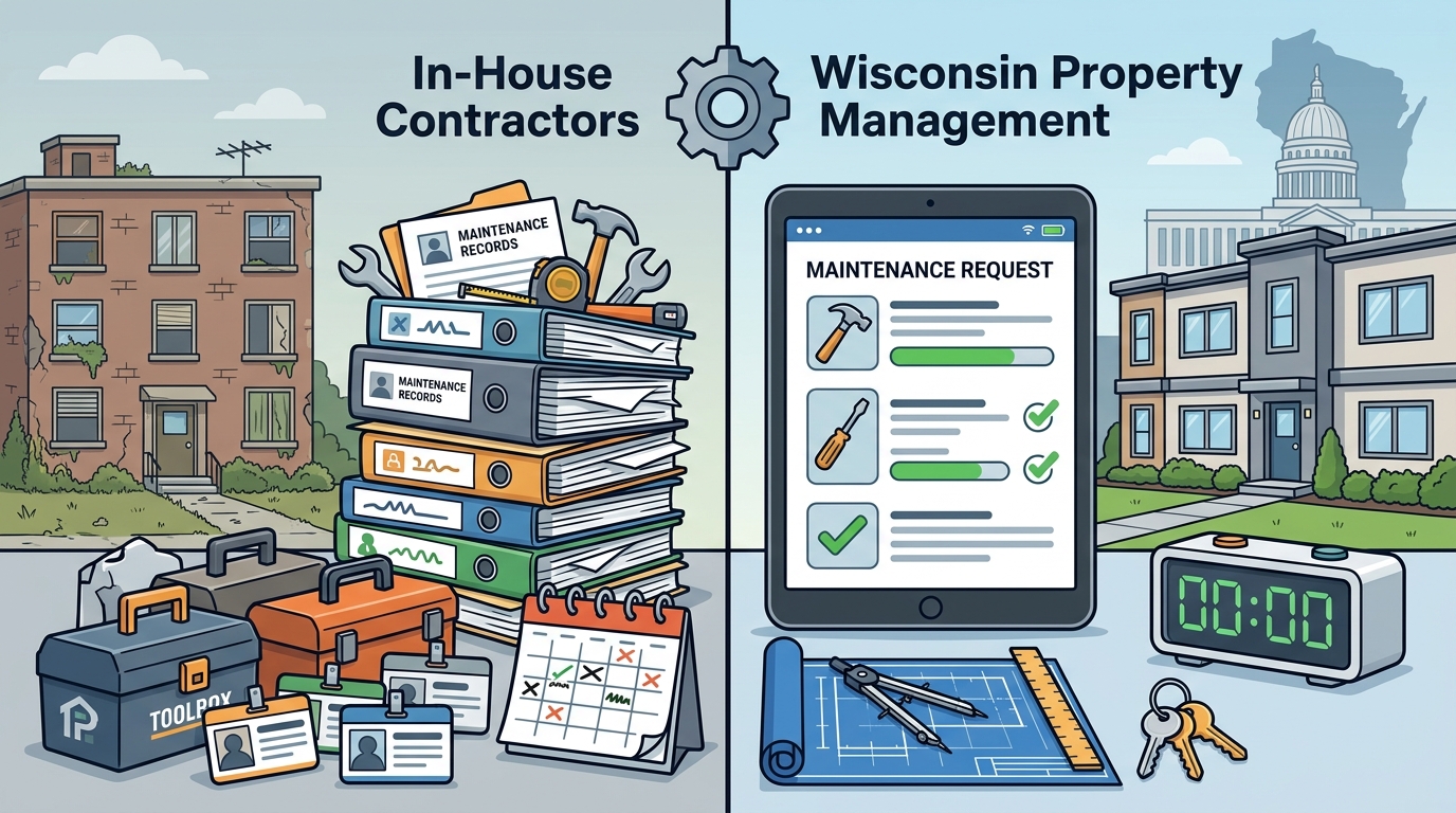 Wisconsin Property Management vs In-House Contractors: A 2026