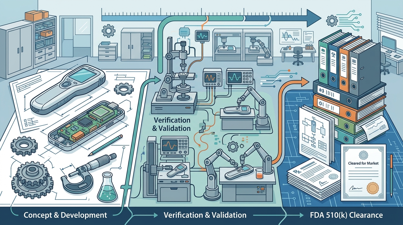 Medical Device Design: From Concept to FDA 510(k) Clearance