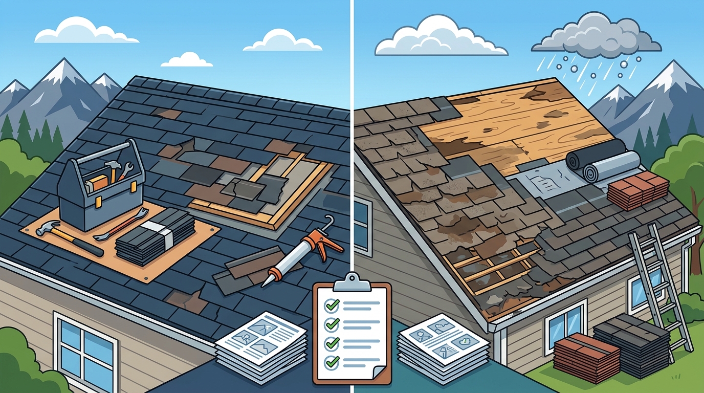 Roof Replacement vs. Repair: Key Criteria for Denver Homeowners