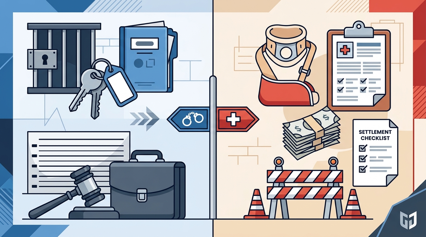 Criminal Defense vs. Personal Injury: Choosing the Right Legal