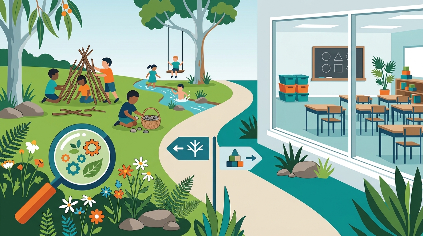 Nature-Based Learning vs Traditional Childcare: A Little Scholar