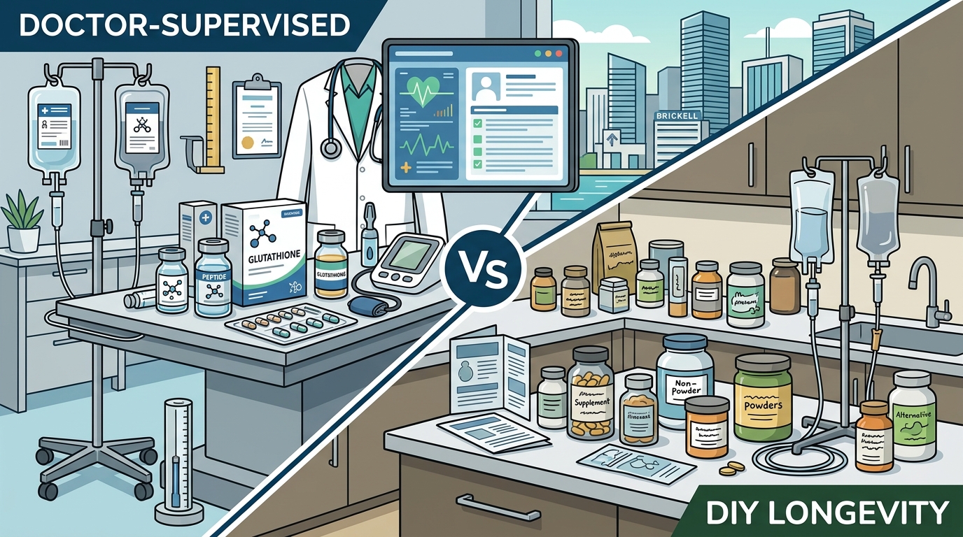 Doctor-Supervised vs. DIY Longevity: Why Medical Oversight is Sa