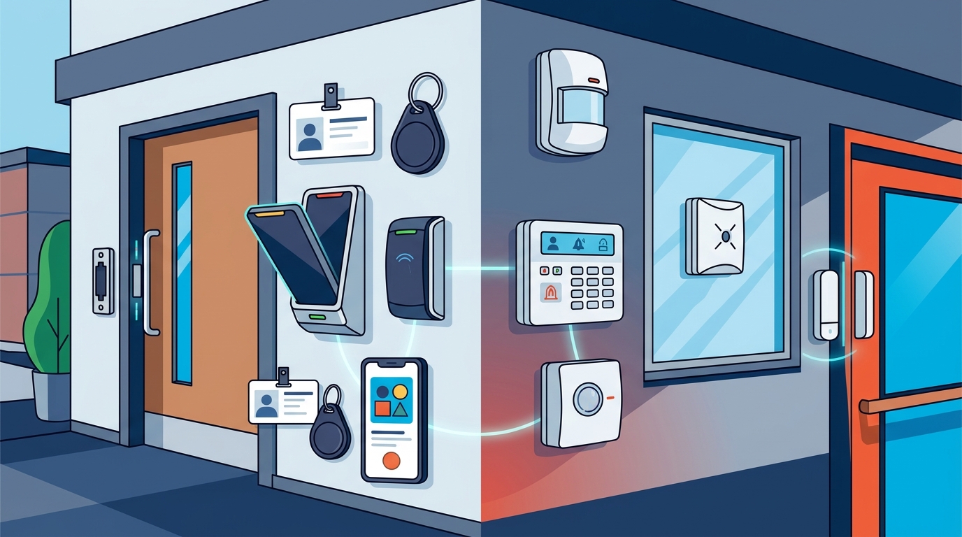 Access Control vs. Intrusion Alarms: Which Security System Fits?