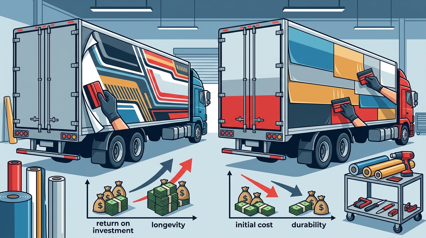 Seamless vs. Seamed Vehicle Wraps: Cost-Benefit Analysis