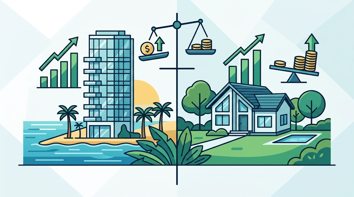 Miami Condo vs. Single-Family Home: Which Investment Wins in 202