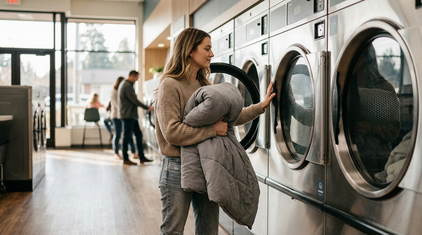 Choosing the Right Laundromat Machine for Heavy Blankets and Duv