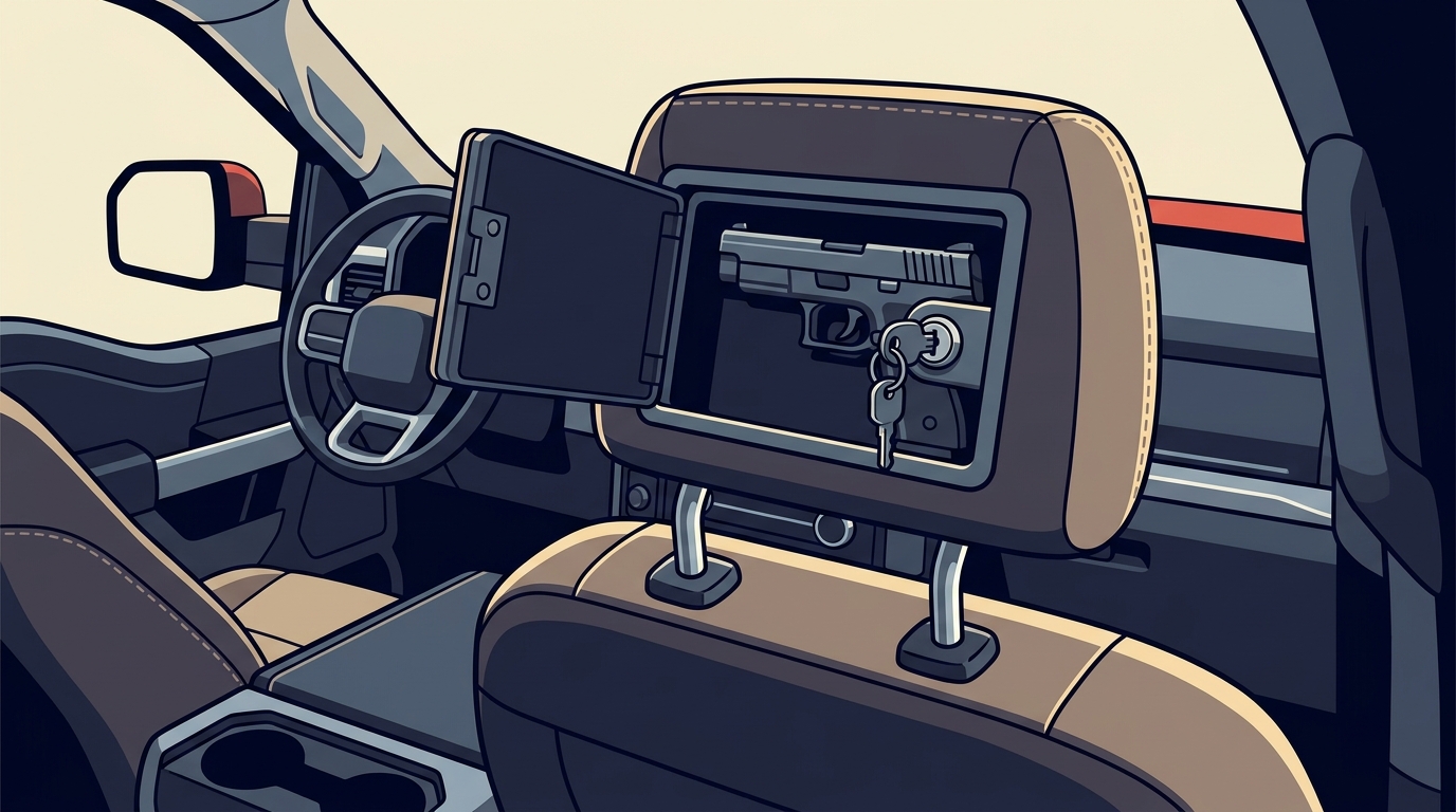 Benefits of Installing a Hidden Gun Safe in Your Truck