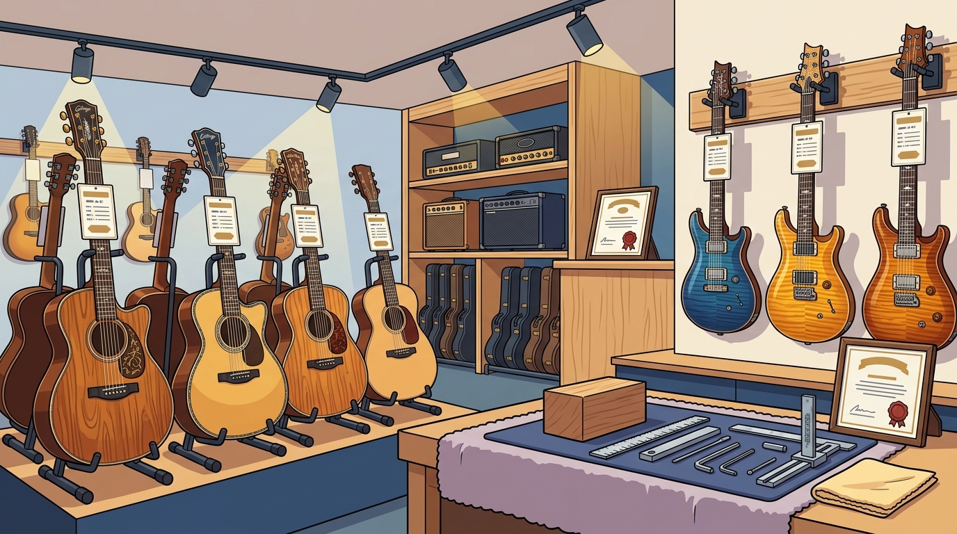 How to Choose a High-End Guitar Retailer for PRS, Collings & Ac