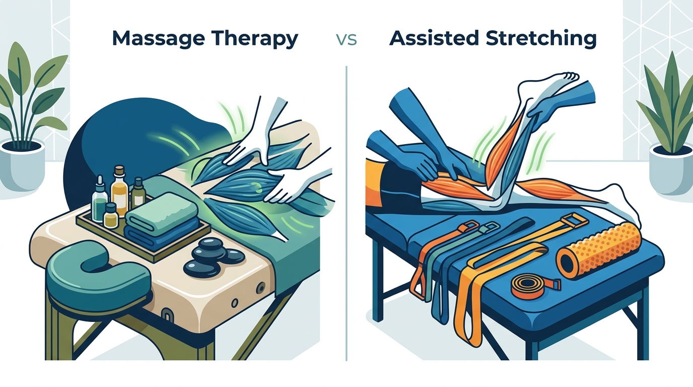 Massage Therapy vs. Assisted Stretching: Which Is Right for You?