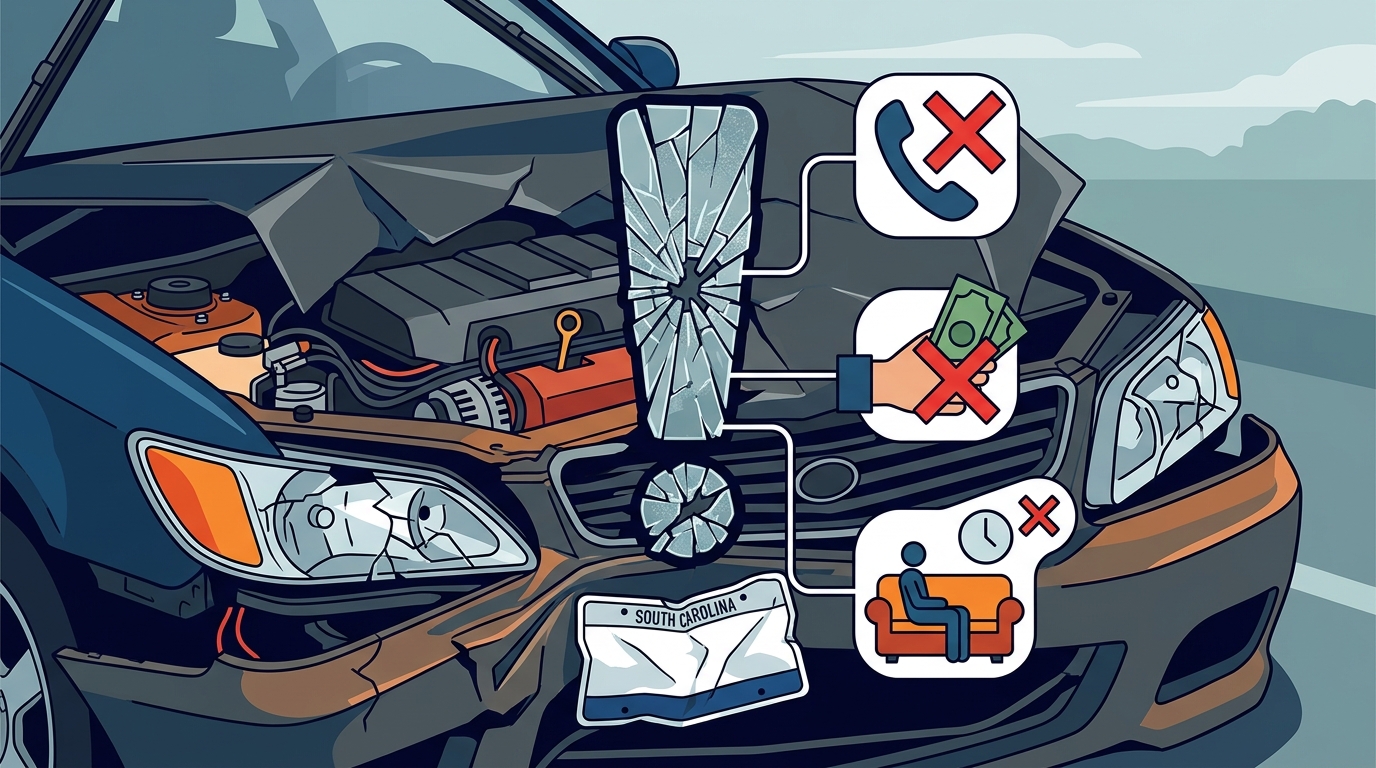 Critical Mistakes to Avoid After a SC Car Accident