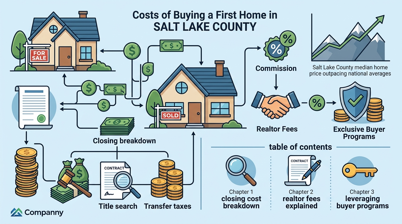 First-Time Homebuyer Costs in Salt Lake County: Realtor Fees &
