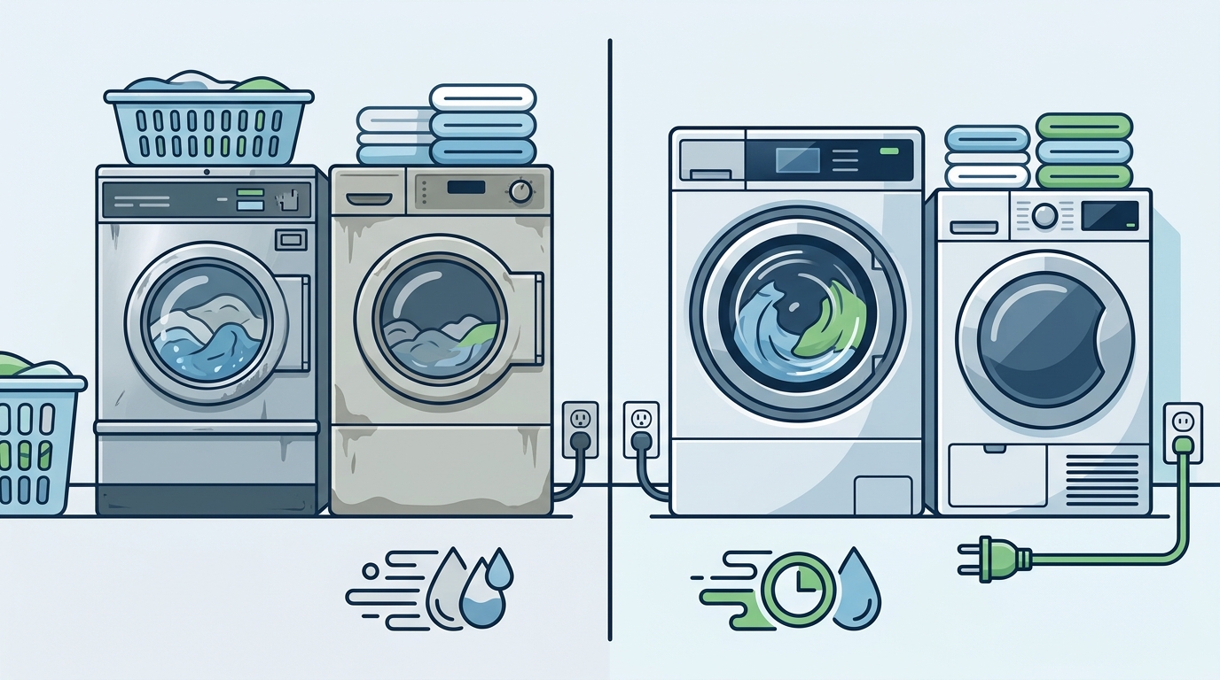 High-Speed Washer Tech: Electrolux vs. Traditional Laundromats