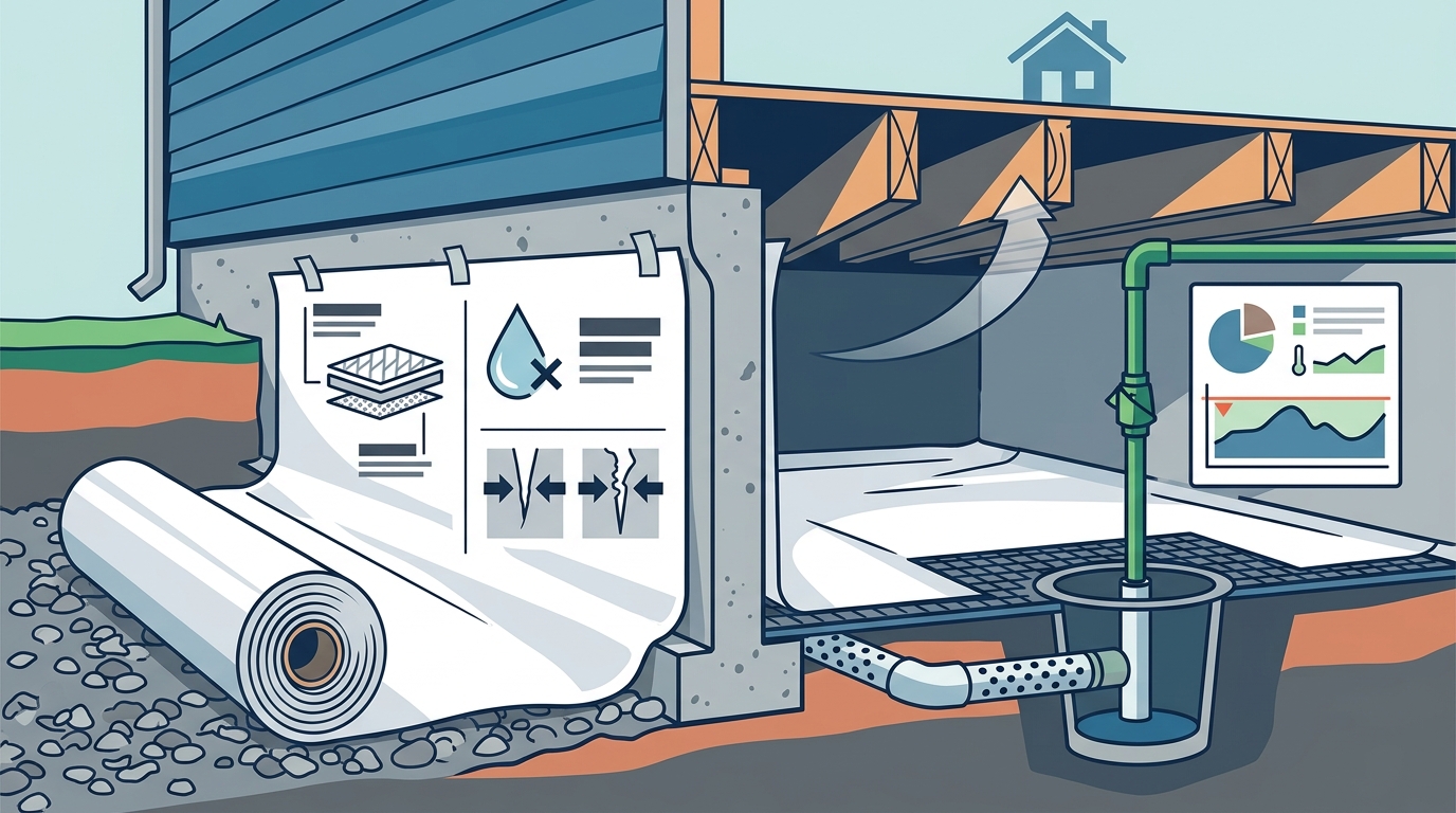 Critical Performance Standards for Crawl Space Vapor Barriers