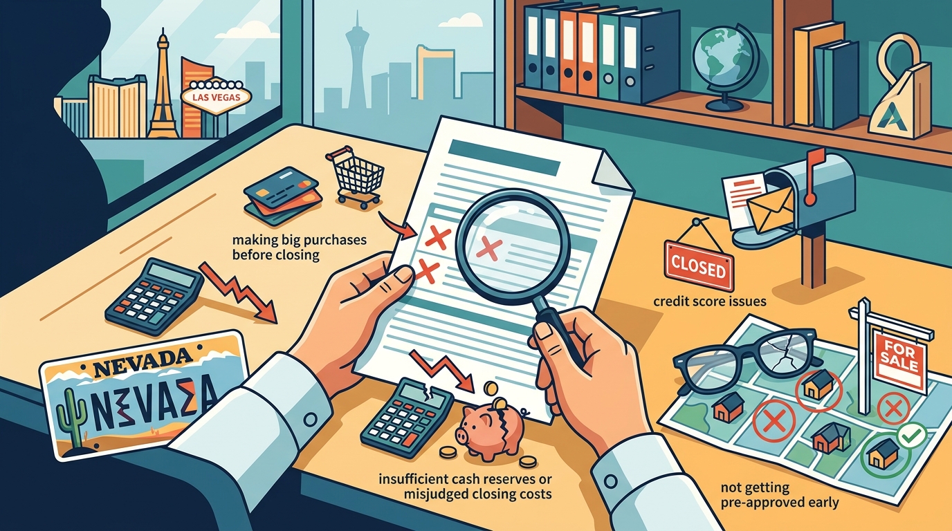 Common Financing Mistakes First-Time Homebuyers Make in Nevada