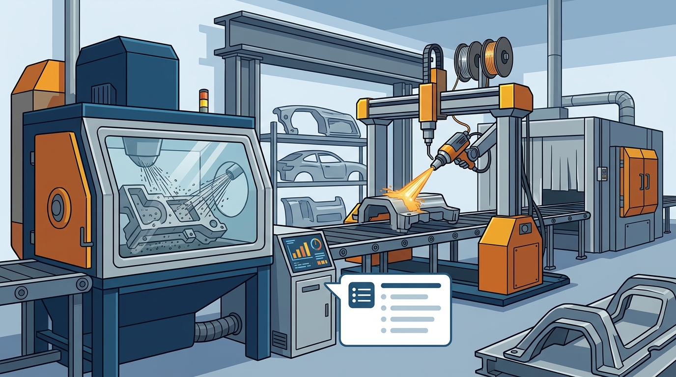 Setting Up a Surface Treatment System: Shot Blasting & Thermal