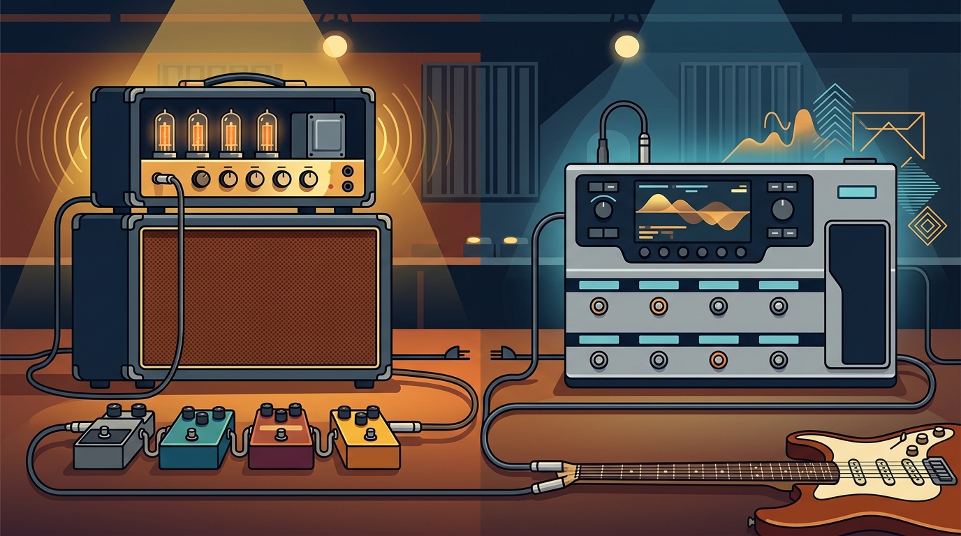 Real-World Guitar Tone: Boutique Gear vs. Digital Modeling