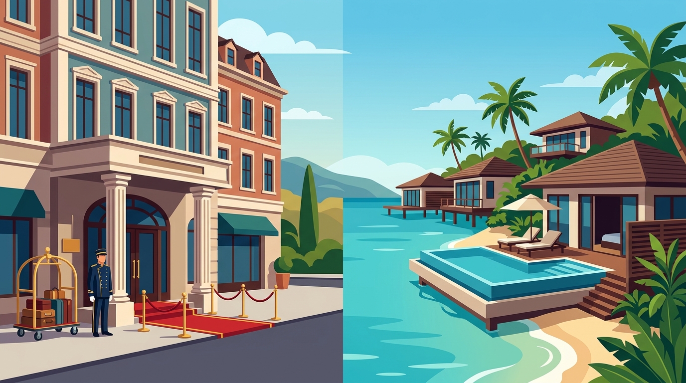 Luxury Hotel vs. Private Resort: Which Defines True Opulence?