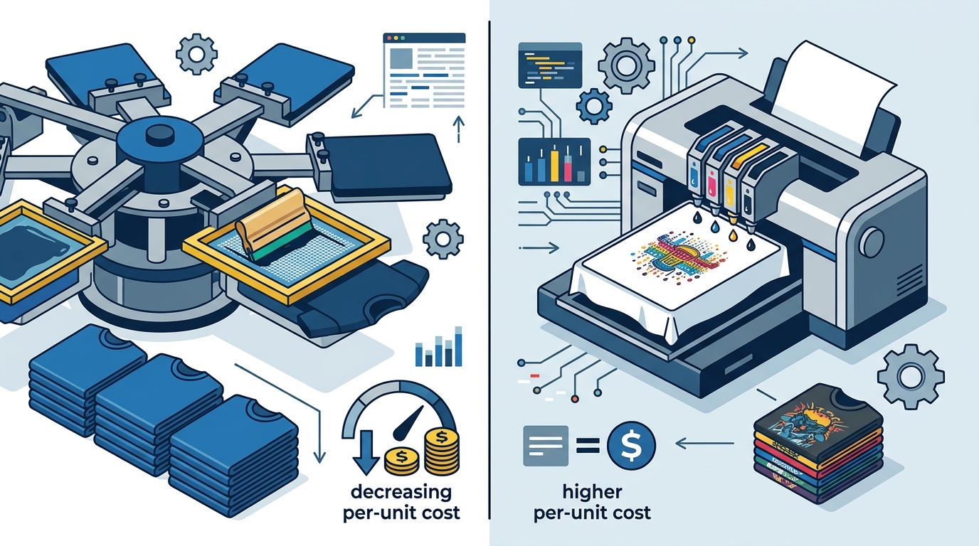 Screen Printing vs. DTG: Best Custom T-Shirt Method