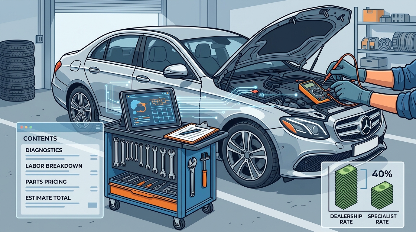 How to Get a Mercedes Repair Estimate at a Specialist Shop