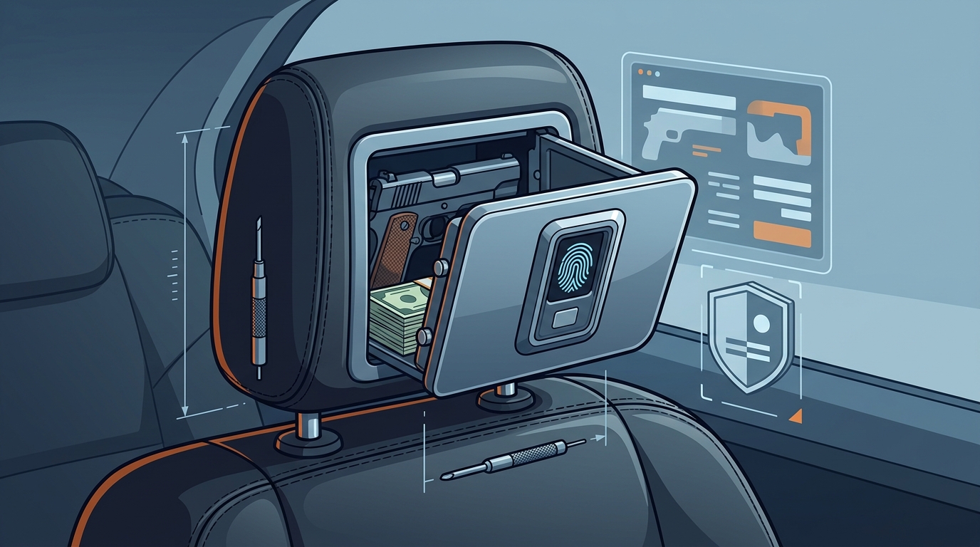 Essential Features and Standards for Car Headrest Gun Safes