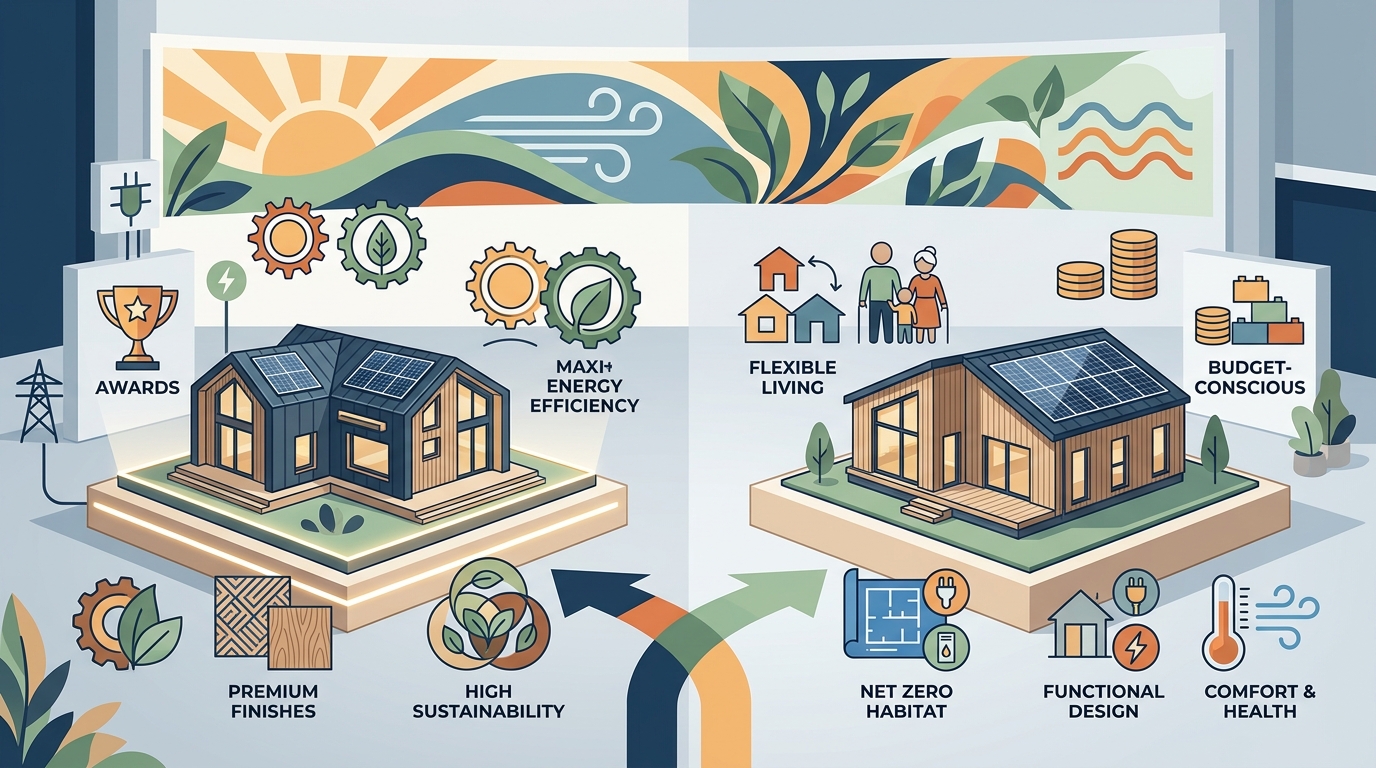 KETO vs. Net Zero Habitat: Which Passive House Prefab is Right?