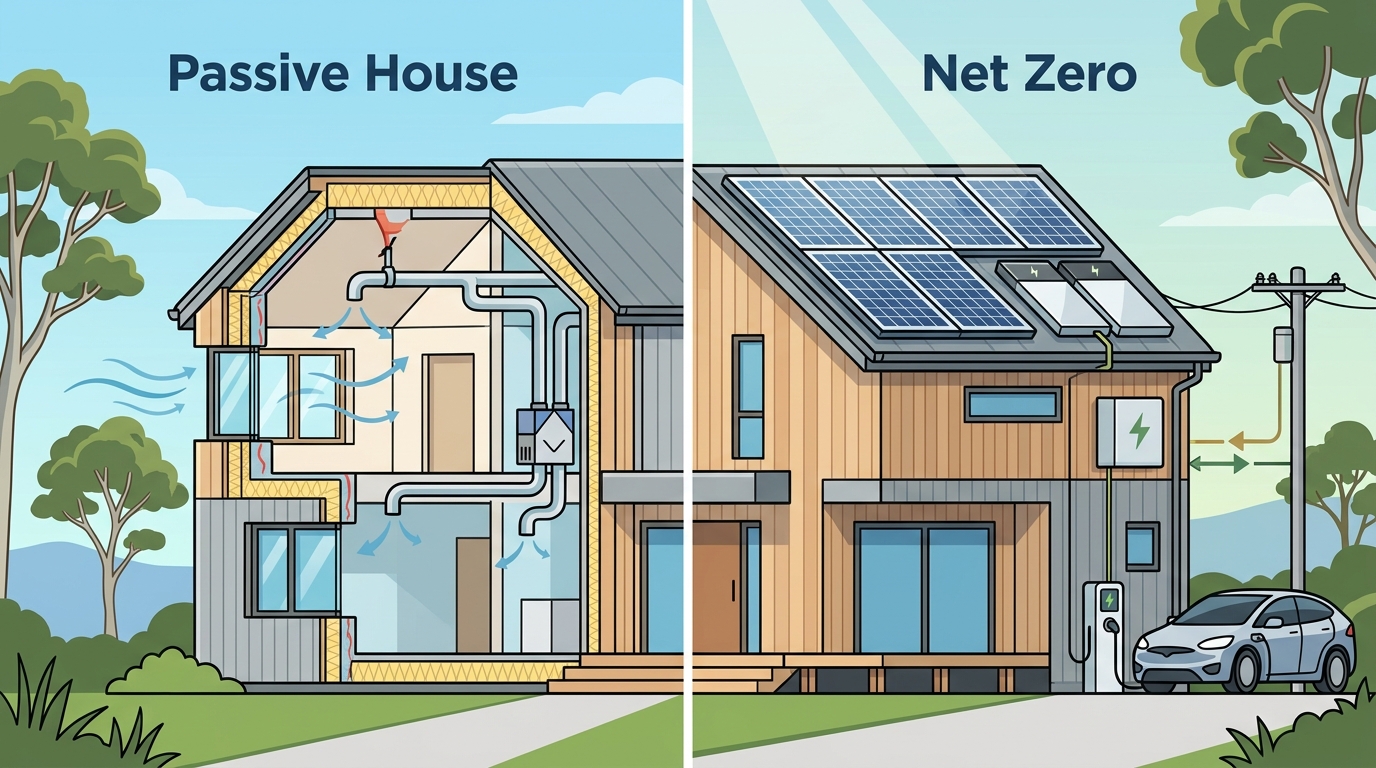 Passive House vs. Net Zero: Choosing the Right Sustainable Home