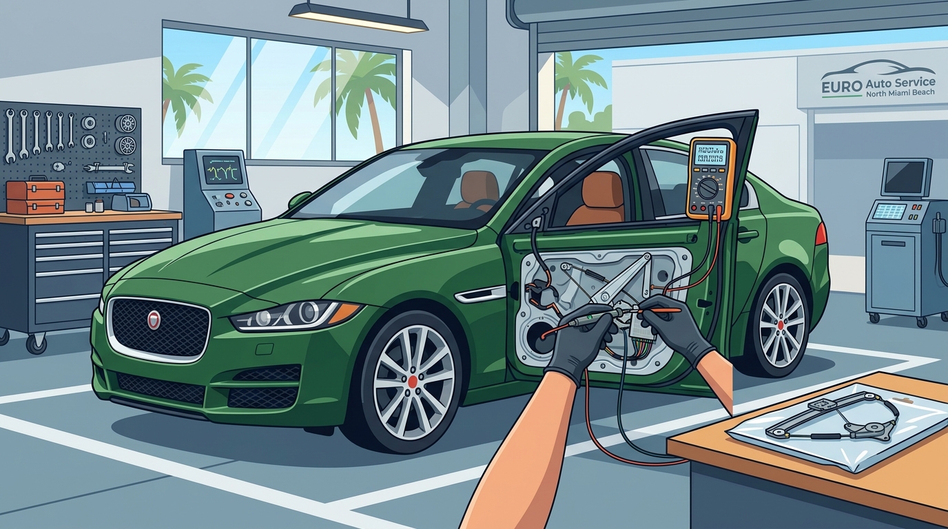Budget-Friendly Jaguar Window & Electrical Repair in North Miami
