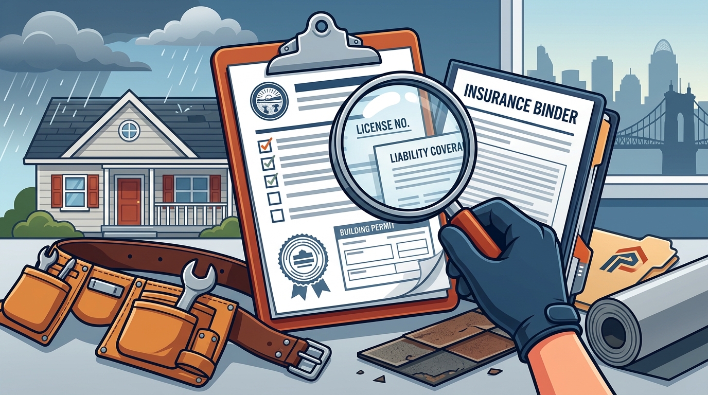 Verify Licensing and Insurance for Cincinnati Roofing & Siding