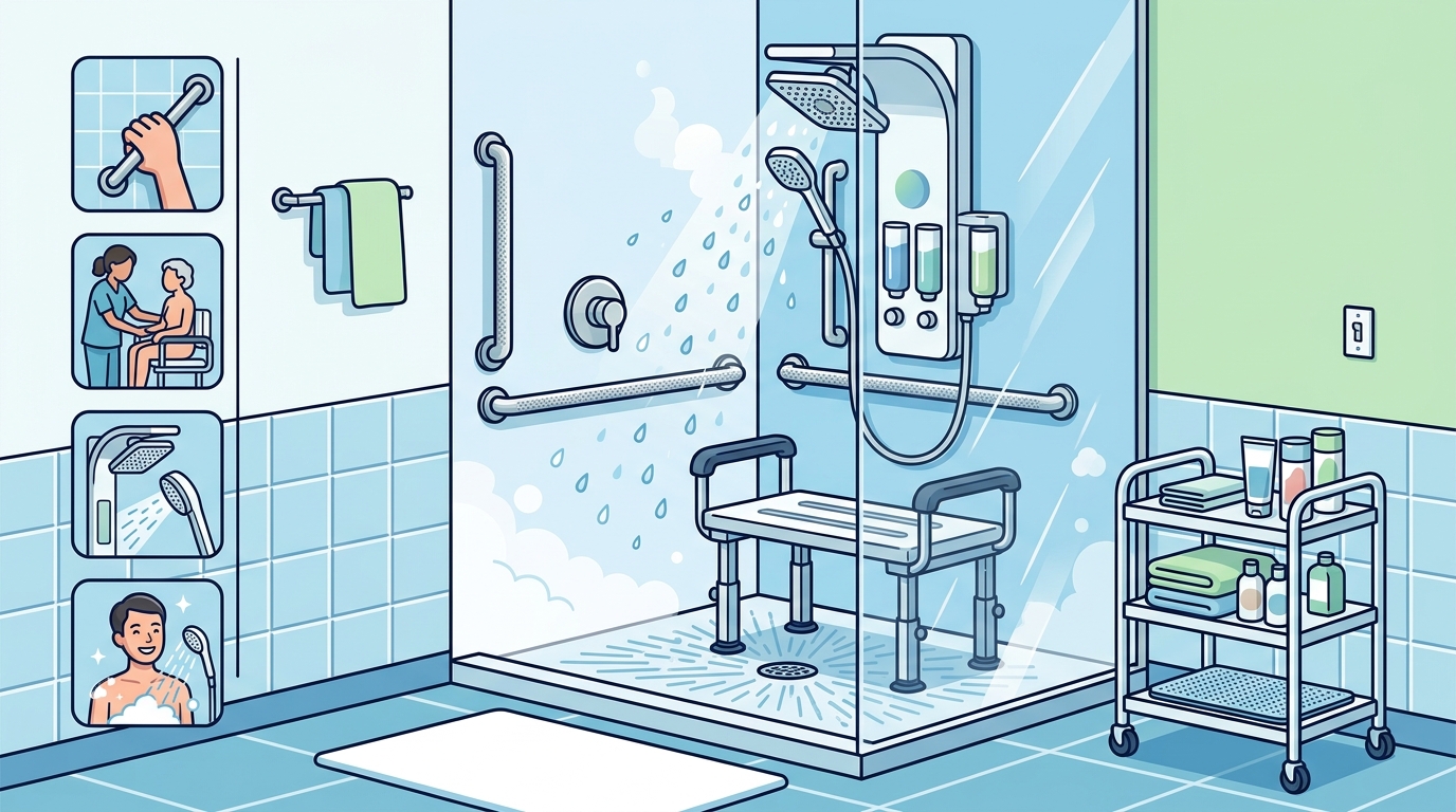 Safe Showering Guide for Disabled Family Members