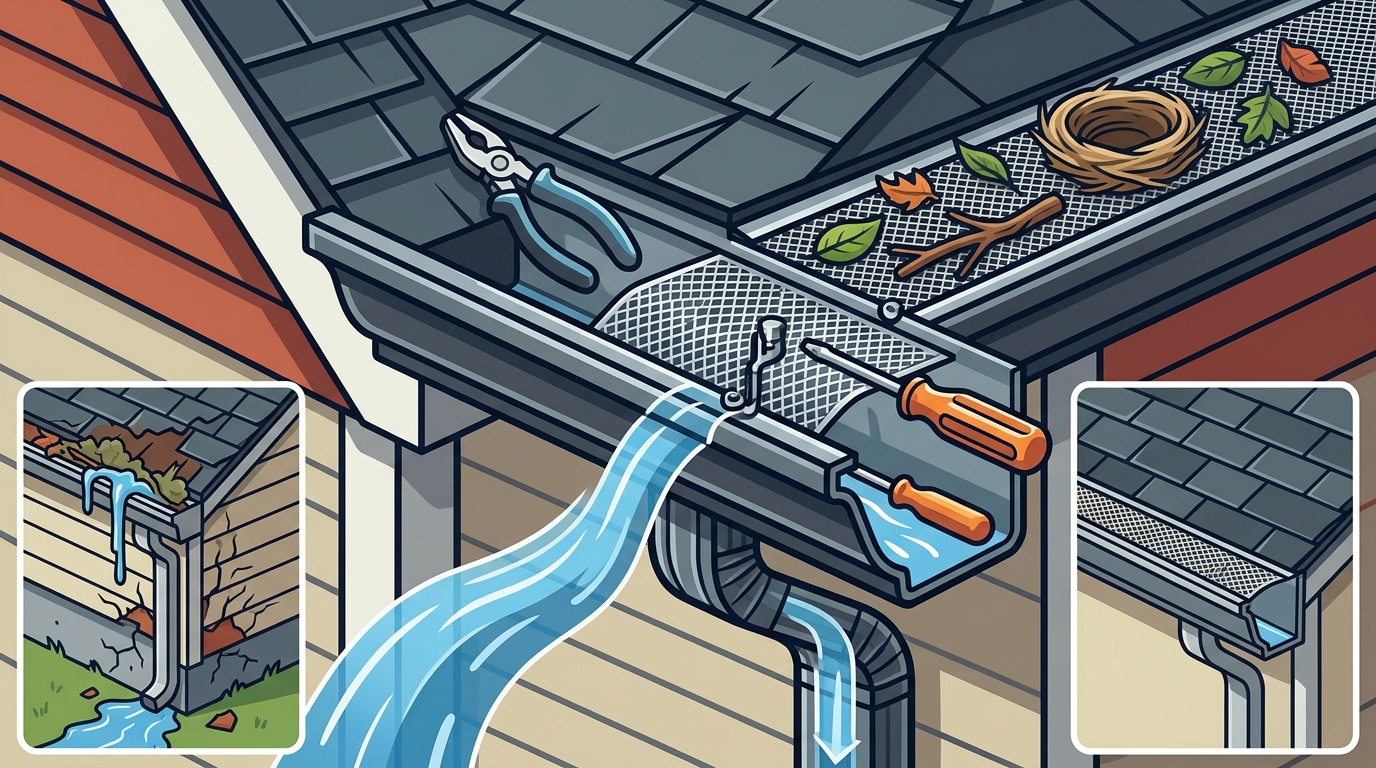 How to Install Gutter Guards for Maximum Debris Protection