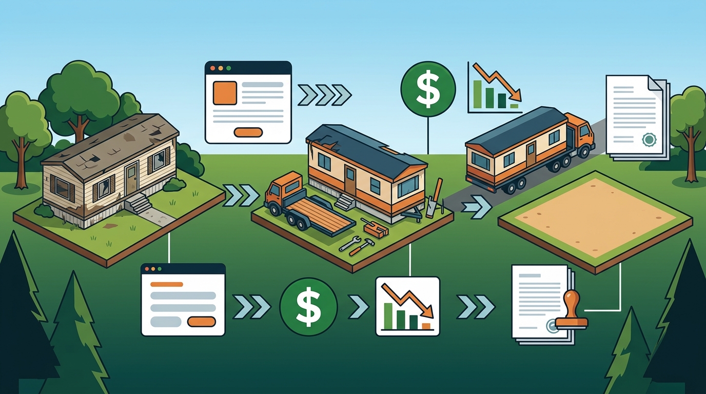 Step-by-Step Process for Removing a Mobile Home for Free