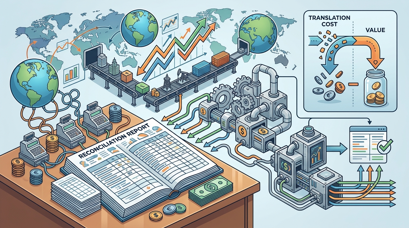 Currency Translation Costs in Investment Ledger Reconciliation