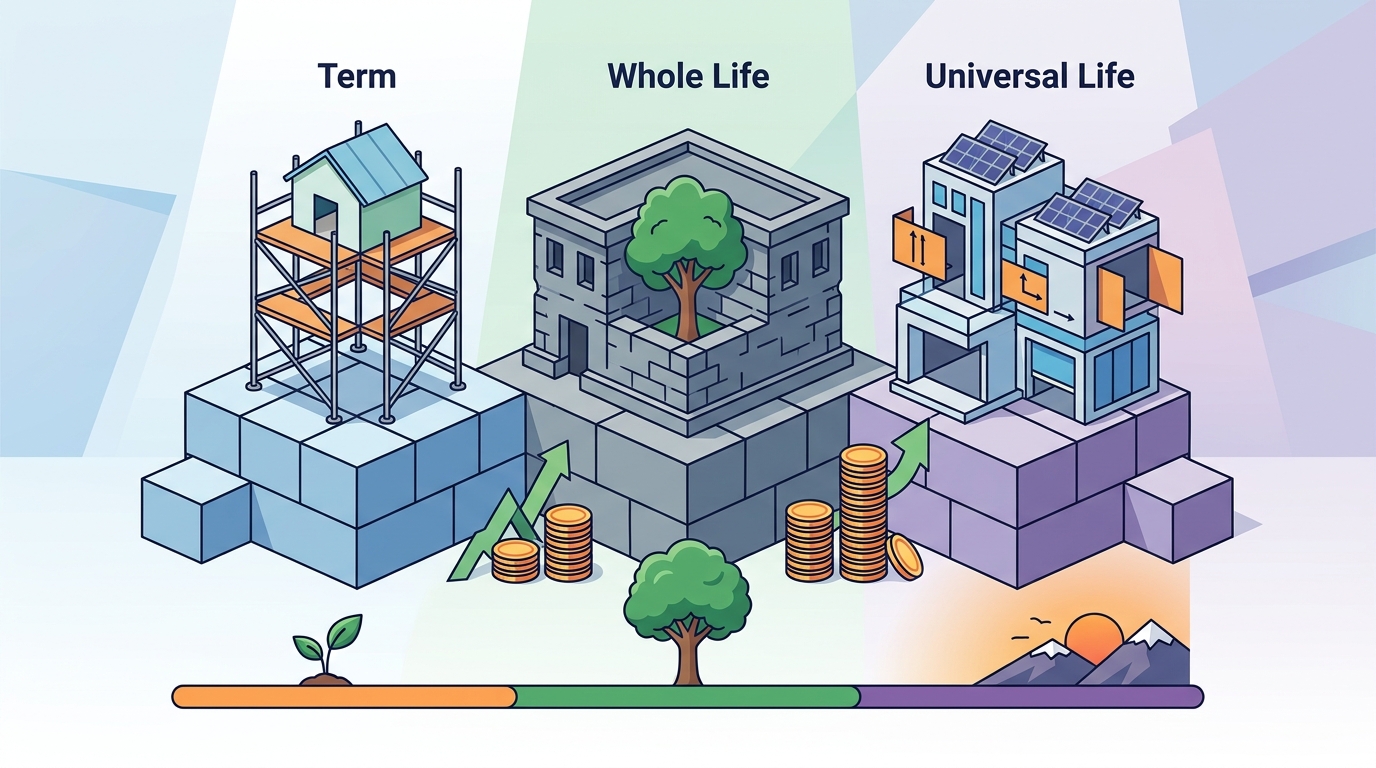 Term vs. Whole vs. Universal Life Insurance: A Complete Guide