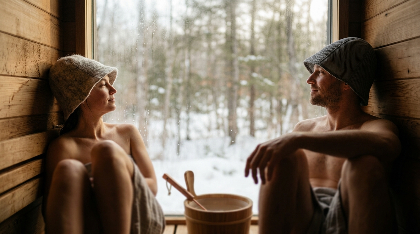 Sauna Hat Showdown: Wool vs. Mesh for Heat Protection