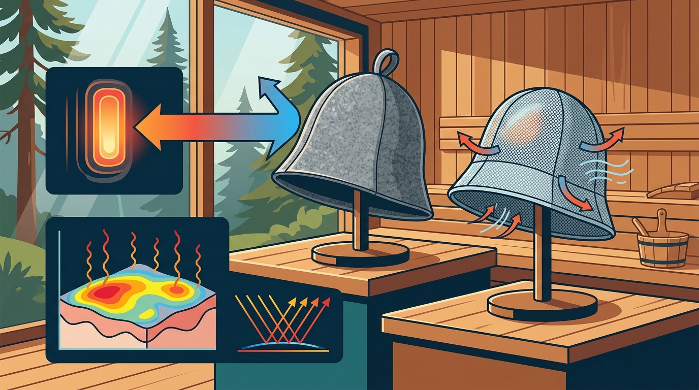 Sauna Hat Showdown: Wool vs. Mesh for Heat Protection