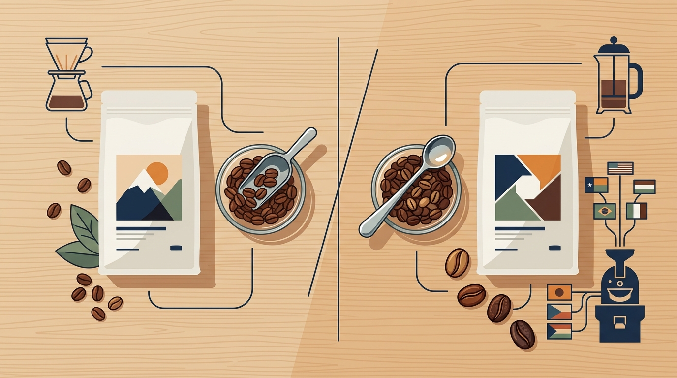 Signature Blends vs Single Origin: How to Taste and Compare
