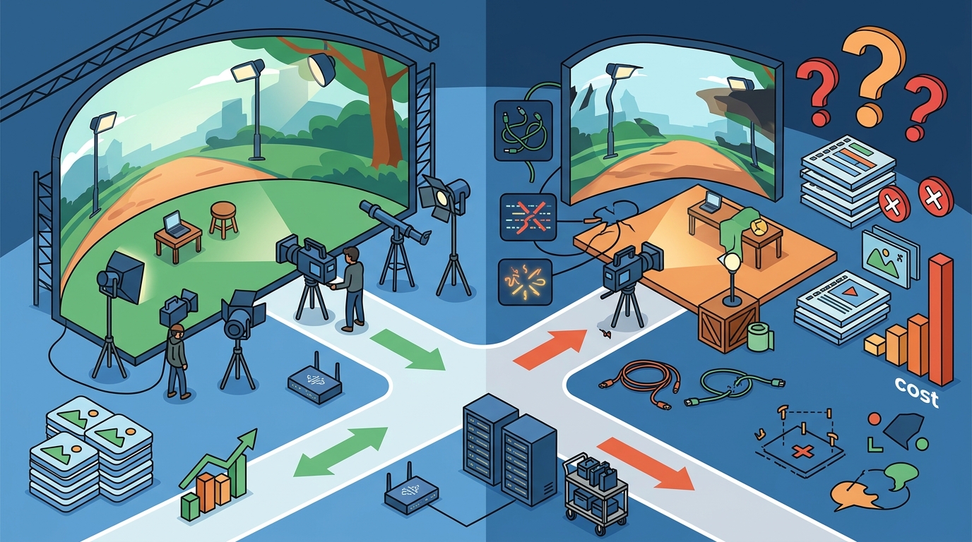 Common Virtual Production Mistakes in Commercial Video