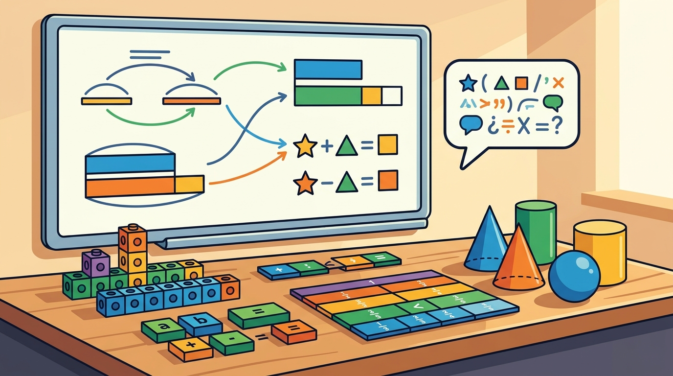 Re-explain Math Without Worksheets: Conversation & Visual Models