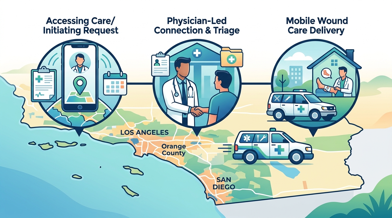 How to Request Mobile Wound Care Services in Southern California