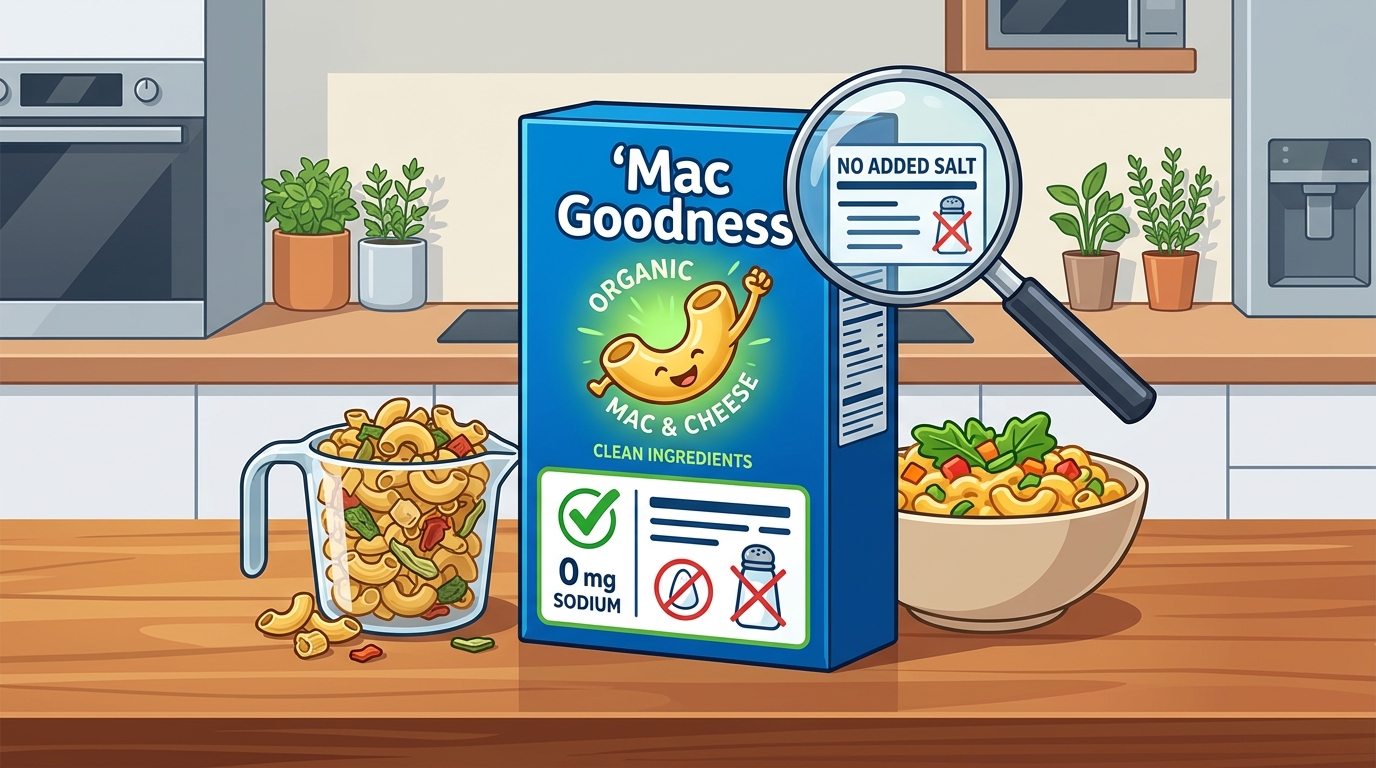 No-Added-Salt Mac & Cheese: The Healthier Choice for Families