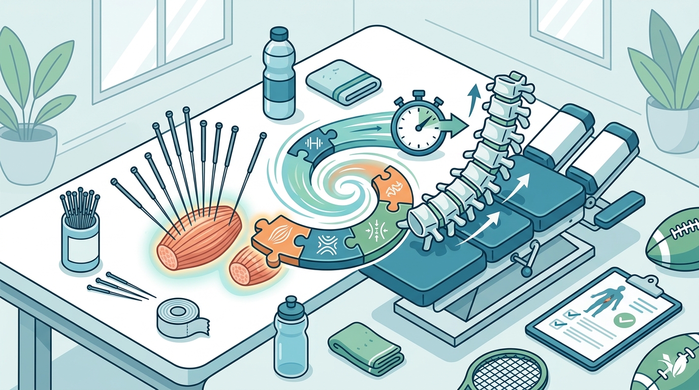 Combining Dry Needling and Chiropractic Adjustments for Sports