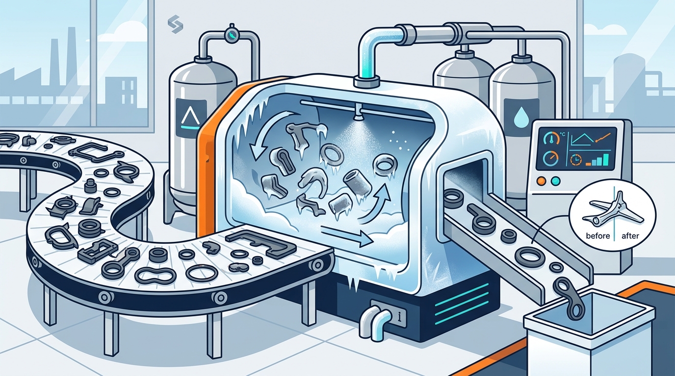 Step-by-Step Process for Implementing Cryogenic Deflashing in橡胶