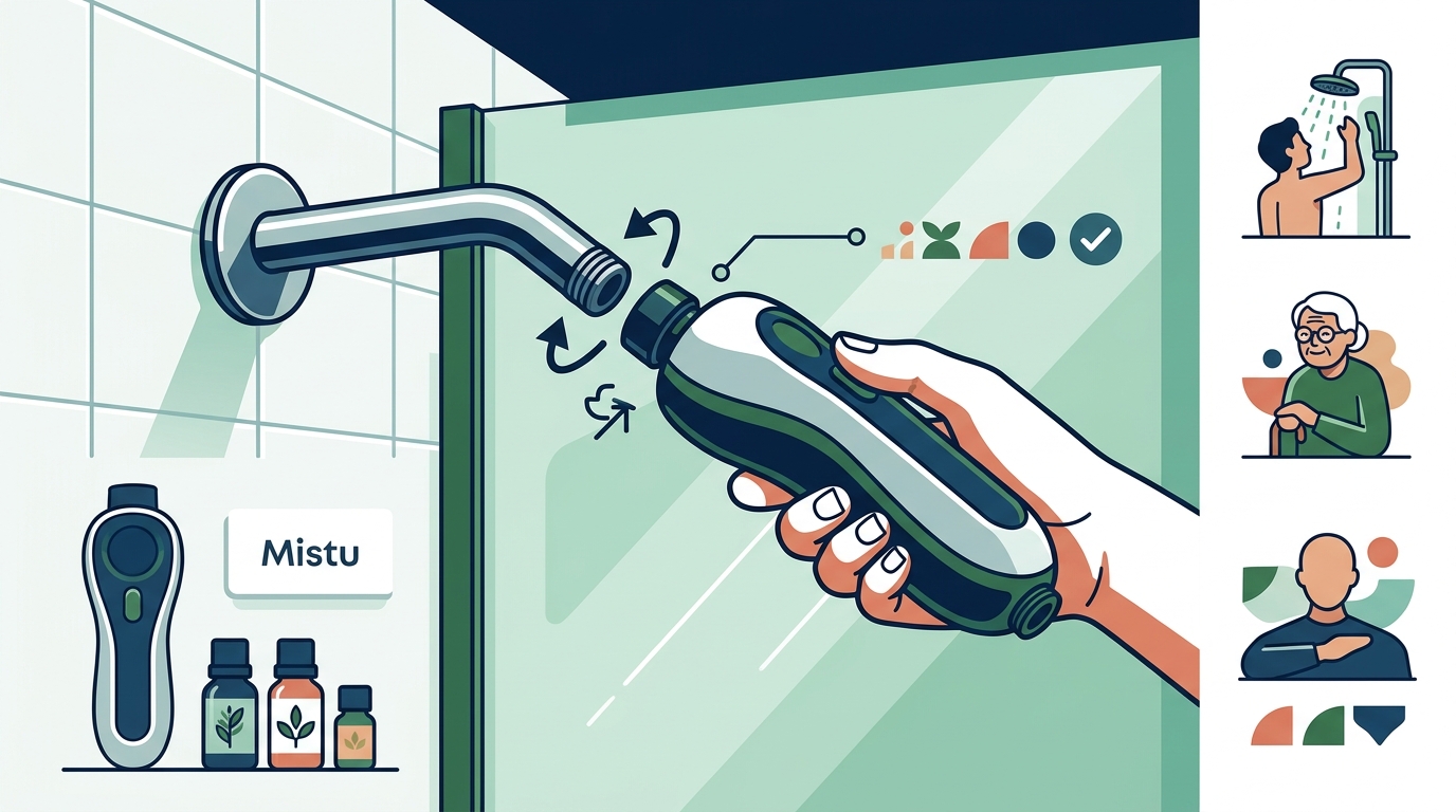 DIY Installation Guide for Mistu Shower Infuser